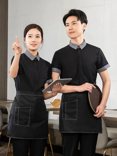 春季餐飲服務人員工作服定制指南 西餐廳、火鍋店與酒店的女性襯衣短袖設計